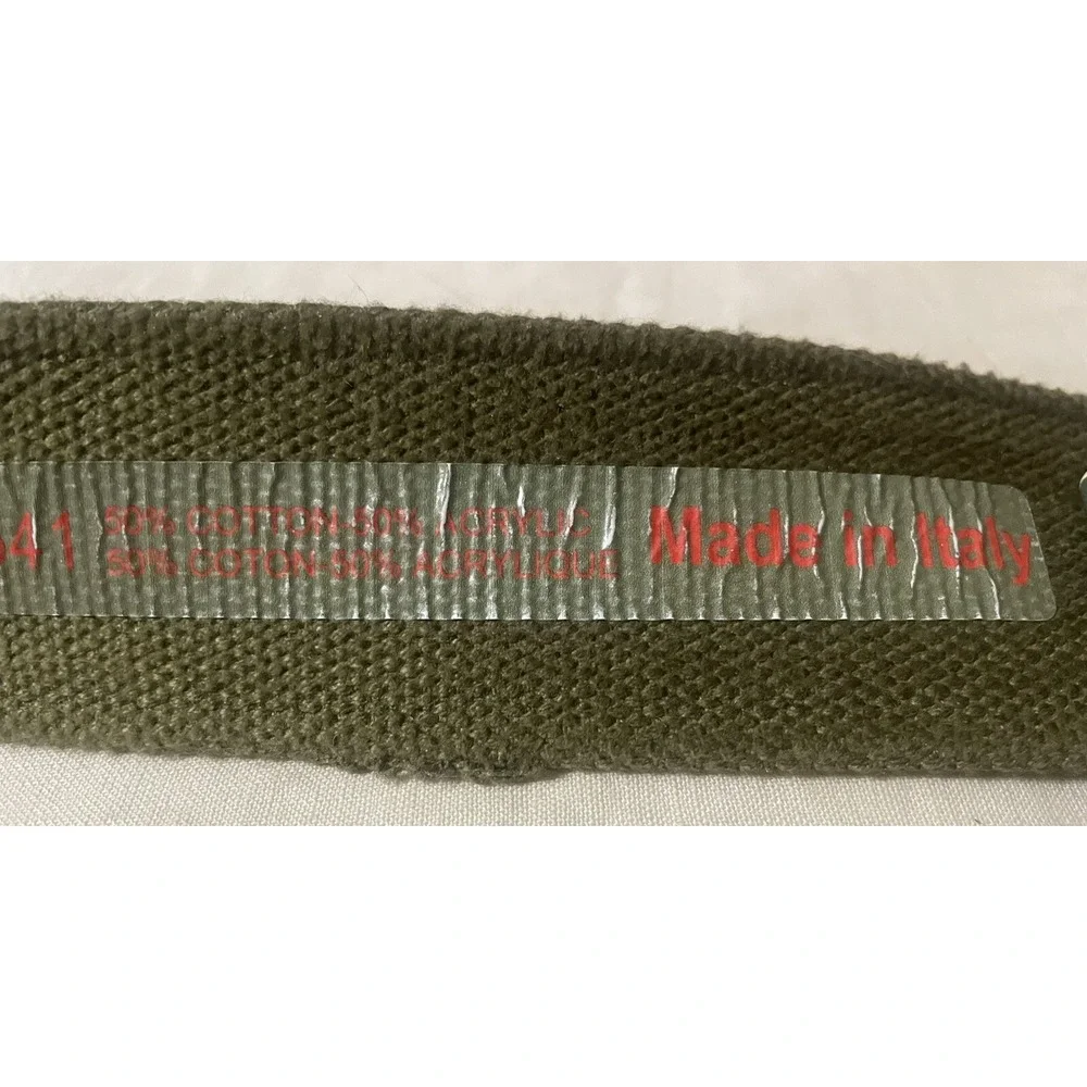 Hugo Boss Belt Sz 32 / 85 Military Green Pistol 20000‎ 91541